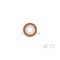 Te Connectivity Ring Terminal, #6 Stud Size, 1.65 mm², 300 V, Nylon Insulated, Orange 152884 - alternate 2